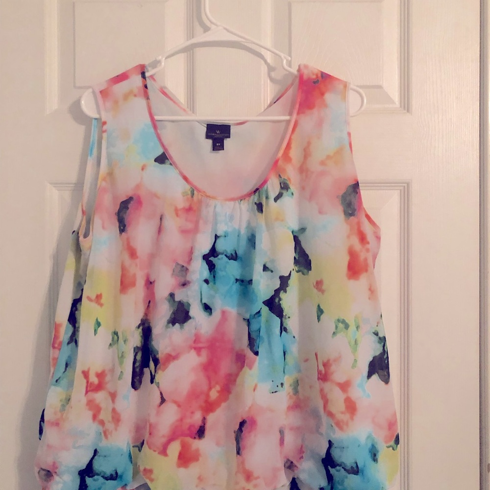 Pretty tank blouse, dress it up or down!